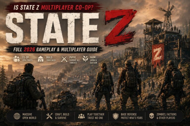 Is STATE Z Multiplayer Co Op? Full 2026 Gameplay & Multiplayer Guide