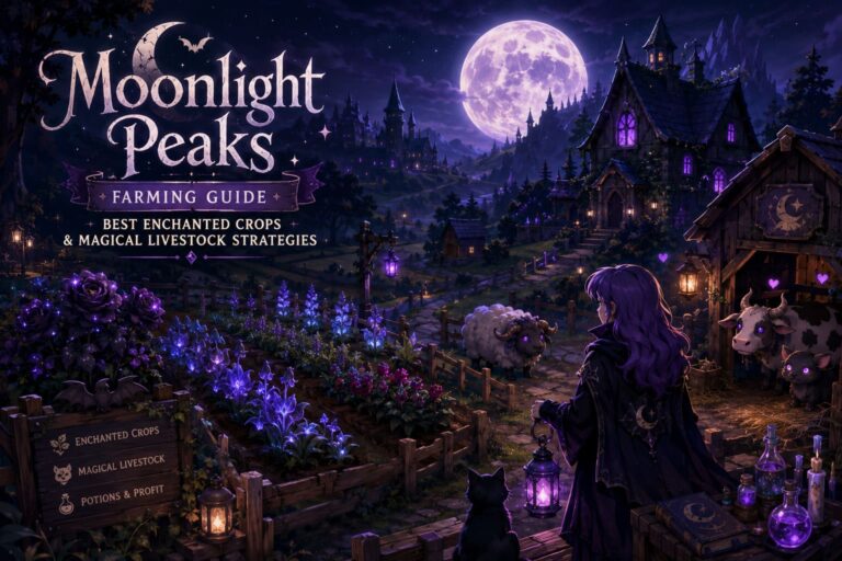 Moonlight Peaks Farming Guide: Best Enchanted Crops and Magical Livestock Strategies