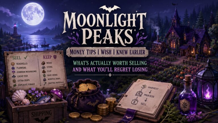 Moonlight Peaks Money Tips I Wish I Knew Earlier: What’s Actually Worth Selling and What You’ll Regret Losing