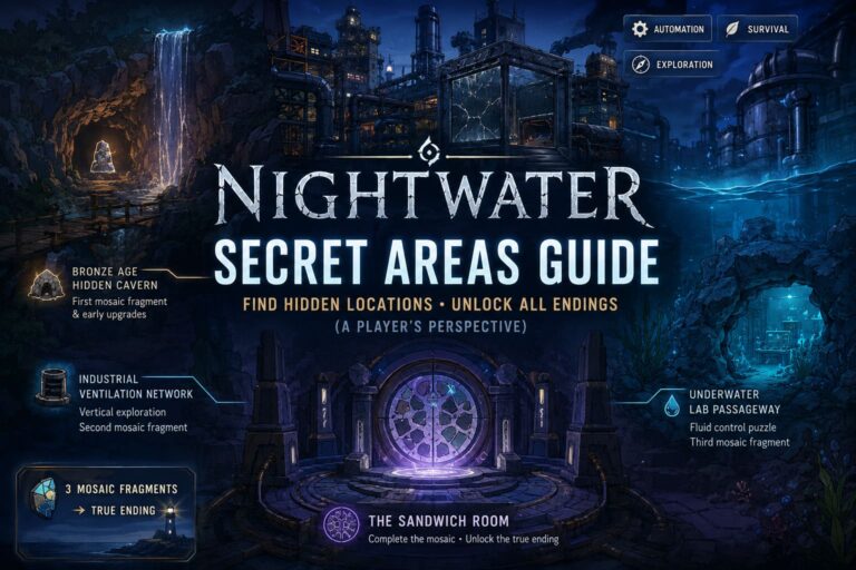 Nightwater Secret Areas Guide – How to Find Hidden Locations and Unlock All Endings