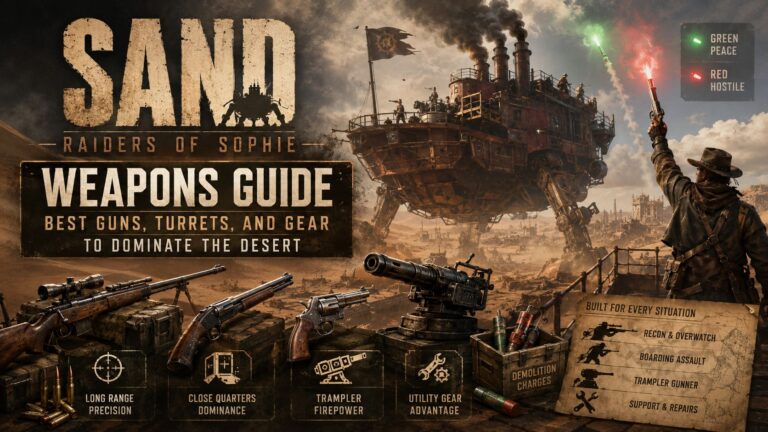 SAND Raiders of Sophie Weapons Guide: Best Guns, Turrets, and Gear to Dominate the Desert