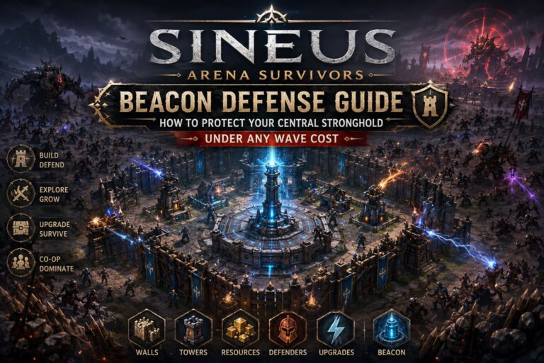 Sineus Arena Survivors Beacon Defense Guide: How to Protect Your Central Stronghold Under Any Wave Cost