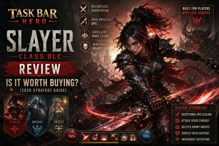 TBH Task Bar Hero Slayer Class DLC Review: Is It Worth Buying? (2026 Strategy Guide)