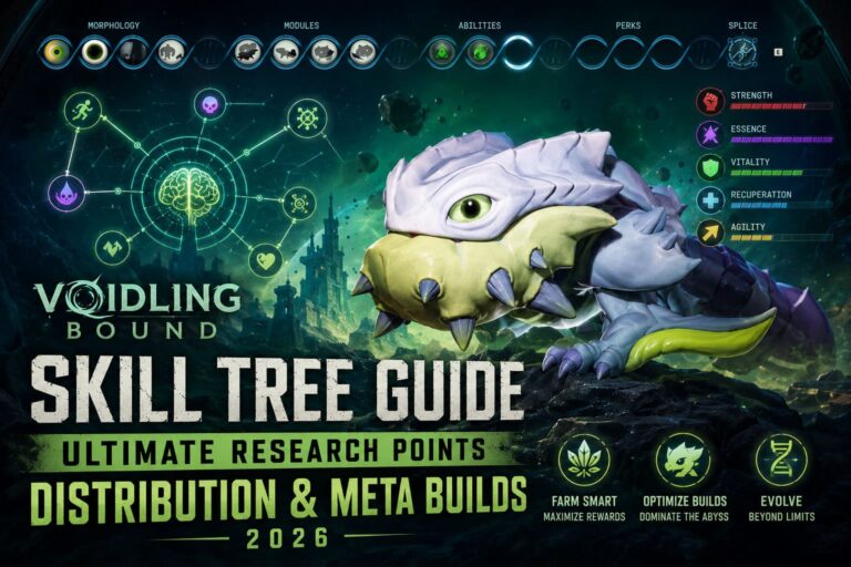 Voidling Bound Skill Tree Guide: Ultimate Research Points Distribution & Meta Builds (2026)