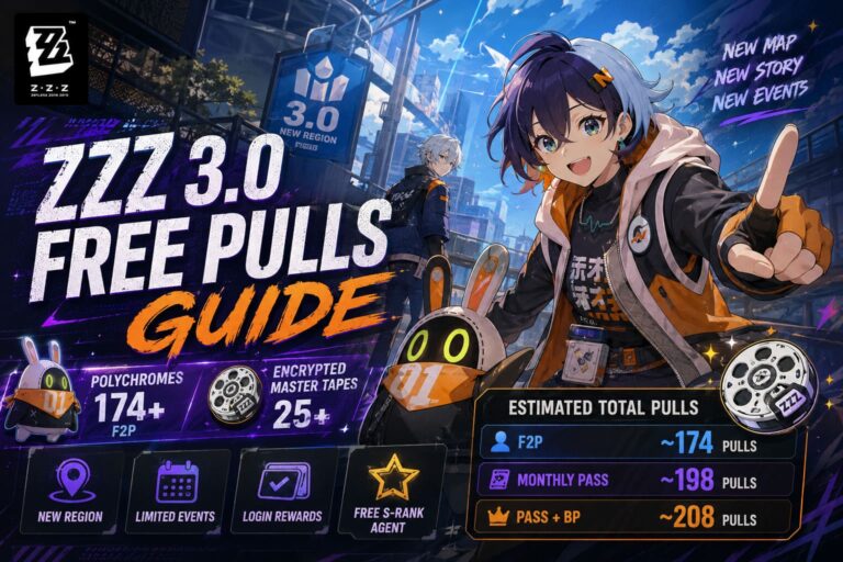 Zenless Zone Zero 3.0 Free Pulls Guide: Total Polychrome and Master Tape Count