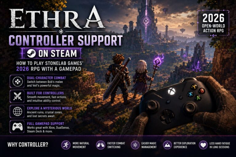 EthrA Controller Support on Steam: How to Play StoneLab Games’ 2026 RPG with a Gamepad