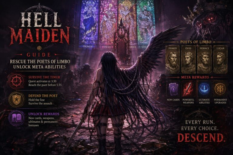 Hell Maiden Guide: How to Rescue the Poets of Limbo and Unlock Meta Abilities