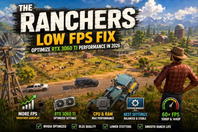 The Ranchers Low FPS Fix: Optimize RTX 3060 Ti Performance in 2026