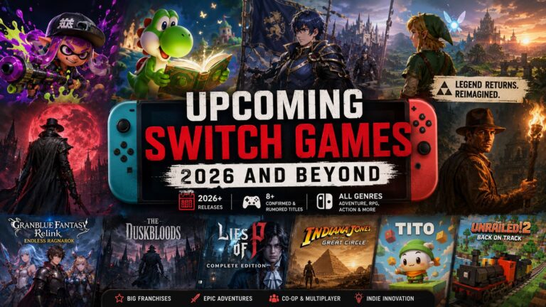 Upcoming Switch Games 2026 and Beyond: Every Confirmed Title and Rumor