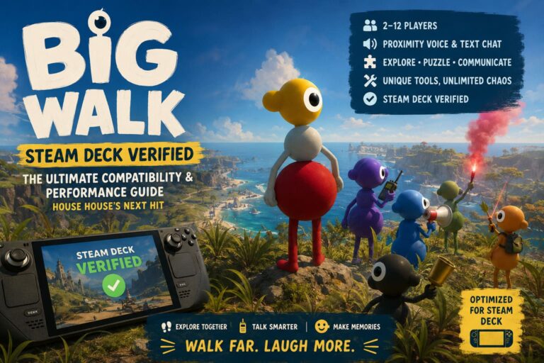 Big Walk Steam Deck Verified: Ultimate Compatibility & Performance Guide for House House’s Next Hit