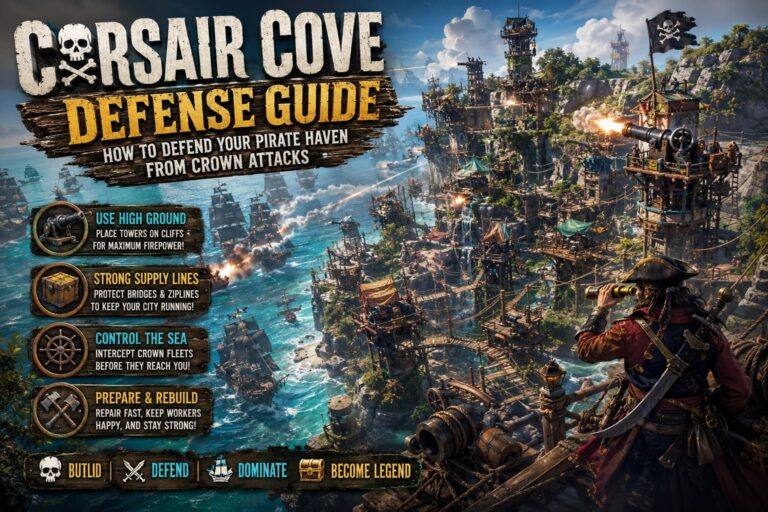 Corsair Cove Defense Guide: How to Defend Your Pirate Haven From Crown Attacks