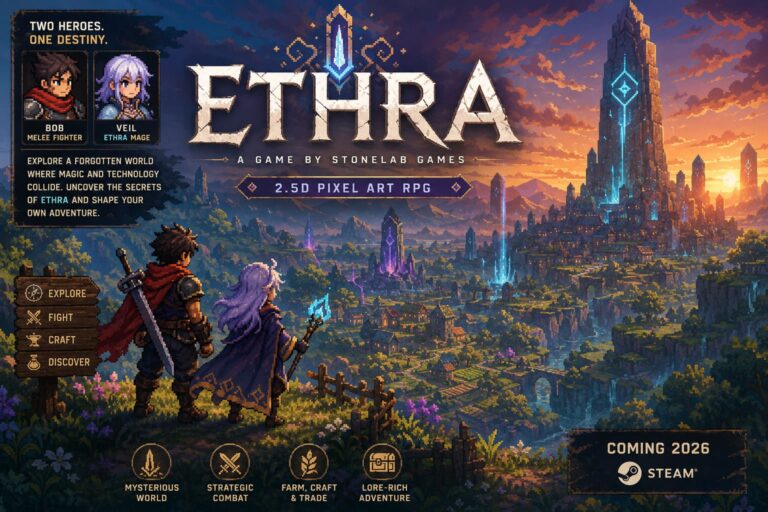 EthrA Game 2026: The Ultimate Breakdown of StoneLab Games’ 2.5D Pixel Art RPG