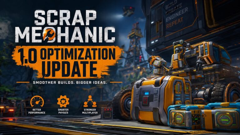Scrap Mechanic 1.0 Optimization Update: How Axolot Games Solved the Physics Lag Rabbit Hole