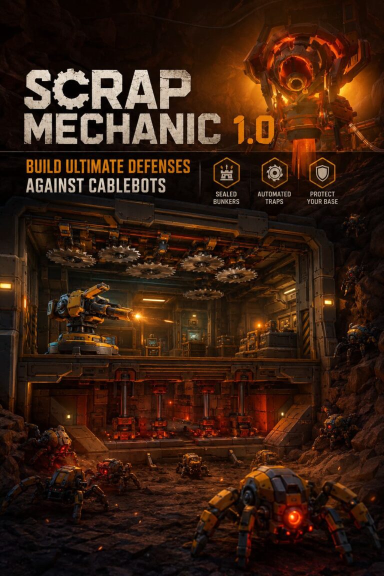 Scrap Mechanic 1.0 Guide: How to Build Ultimate Defenses Against Cablebots