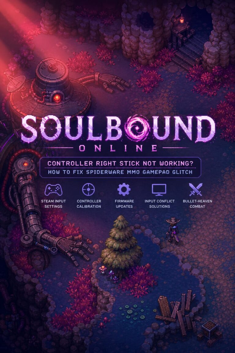 Soulbound Online Controller Right Stick Not Working? How to Fix SpiderWare MMO Gamepad Glitch