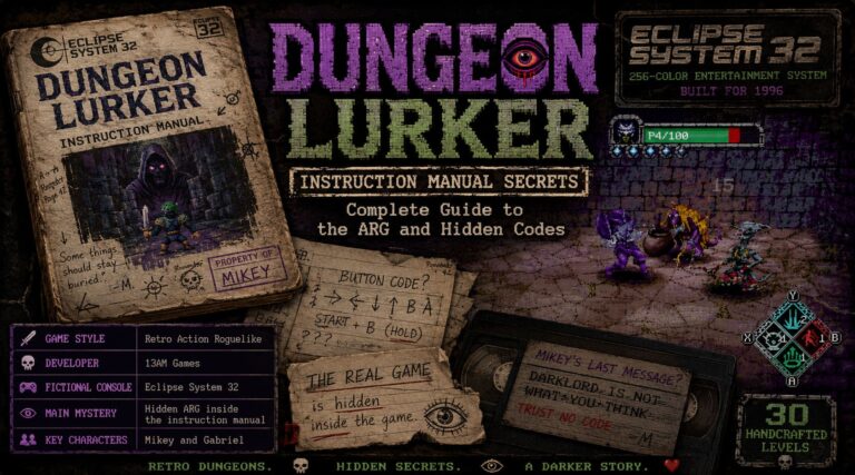 Dungeon Lurker Instruction Manual Secrets: Complete Guide to the ARG and Hidden Codes