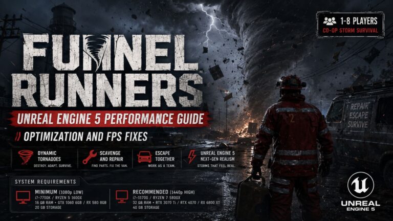 Funnel Runners Unreal Engine 5 Performance Guide: Optimization and FPS Fixes