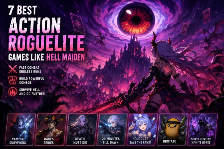7 Best Action Roguelite Games Like Hell Maiden You Need to Play Next