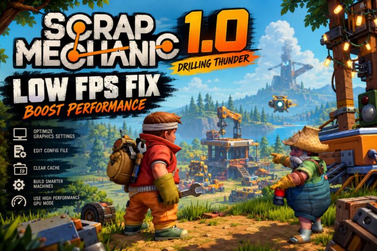 Scrap Mechanic 1.0 Low FPS Fix: Optimize the New Graphics Engine for Maximum Performance