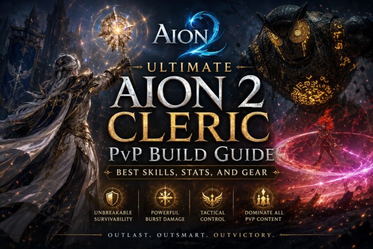 Ultimate Aion 2 Cleric PvP Build Guide: Best Skills, Stats, and Gear