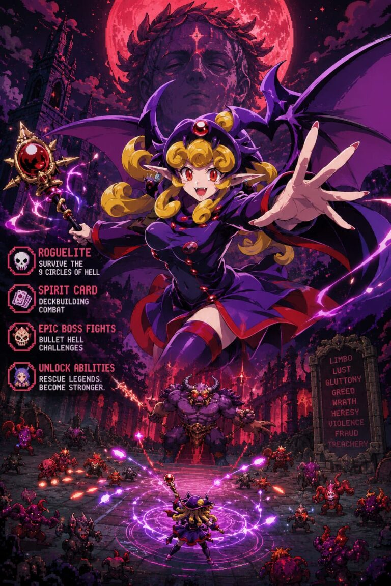 Hell Maiden: The Dante-Inspired Anime Vampire Survivors Clone You Need to Play