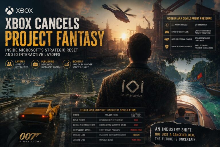 Xbox Cancels Project Fantasy: Inside Microsoft’s Strategic Reset and IO Interactive Layoffs