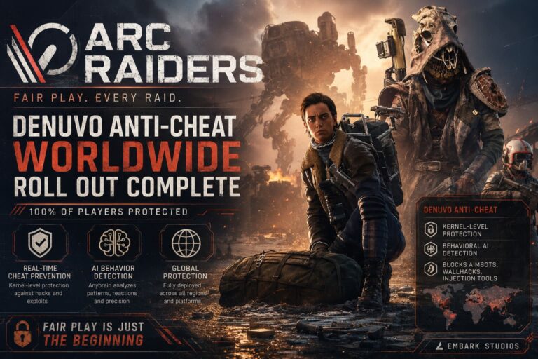 Arc Raiders Deploys Denuvo Anti-Cheat Worldwide: Why Embark Studios Says This Is Just the Beginning for Fair Play