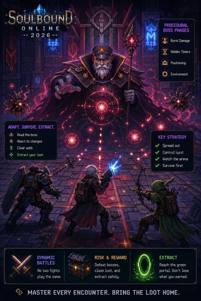 Soulbound Online 2026: How to Trigger and Master Procedural Boss Phases