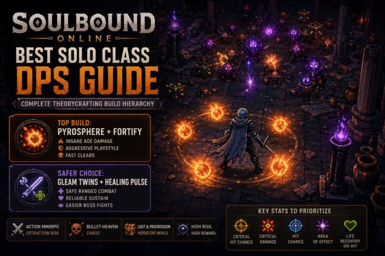 Soulbound Online Best Solo Class DPS Guide: Complete Theorycrafting Build Hierarchy