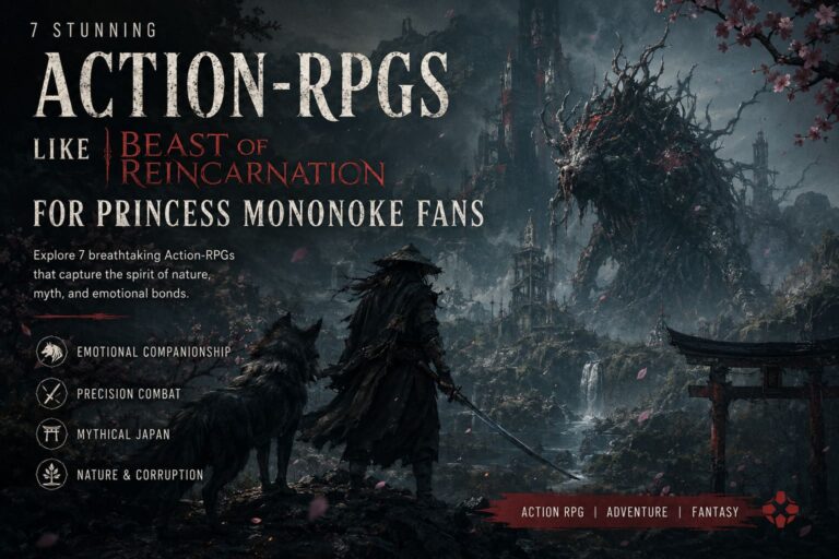 7 Stunning Action-RPGs Like Beast of Reincarnation for Princess Mononoke Fans