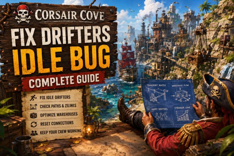 Corsair Cove: How to Fix Drifters Idle Bug (Complete Guide)