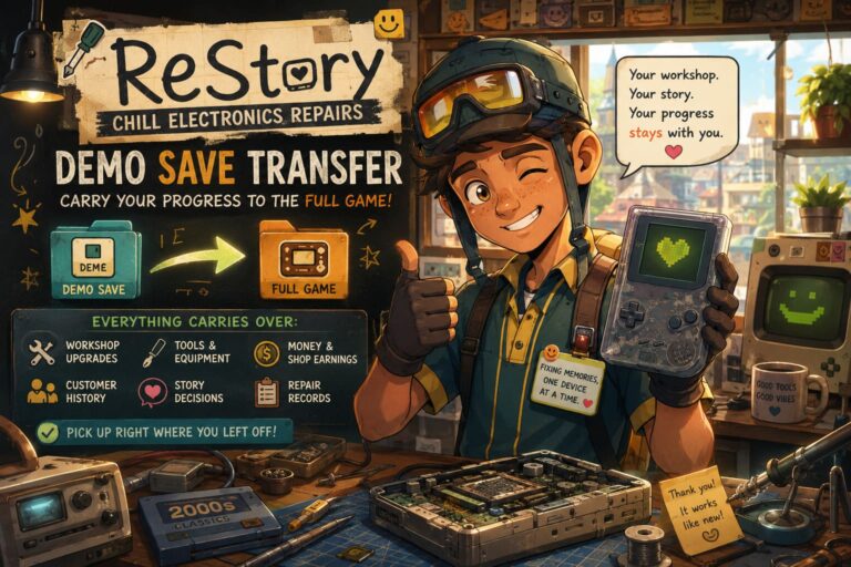 Is ReStory: Chill Electronics Repairs Coming to Nintendo Switch? Release Date, Rumors, and What We Know So Far