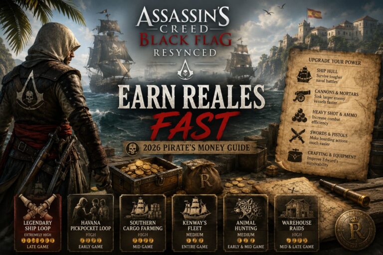 Assassin’s Creed Black Flag Resynced: The Best Ways to Earn Reales Fast (2026 Pirate’s Money Guide)