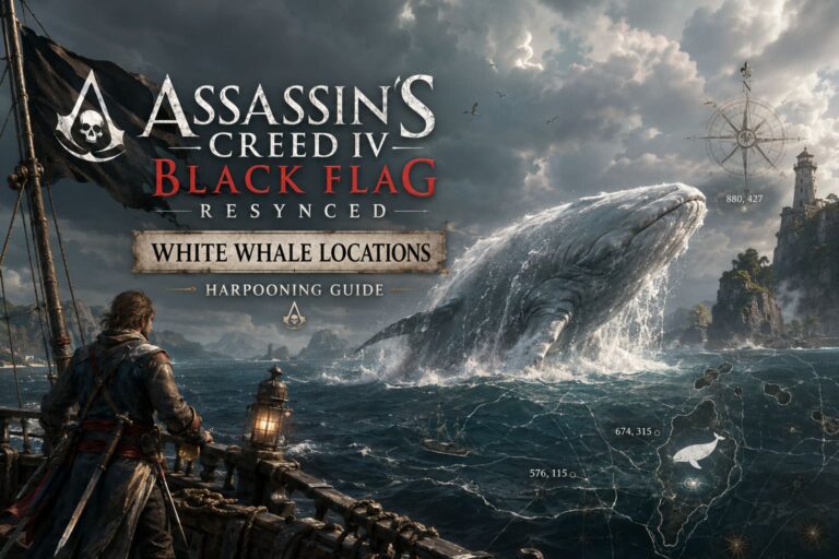 Assassin’s Creed Black Flag Resynced White Whale Locations: Harpooning Guide