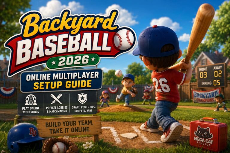 Backyard Baseball 2026 Online Multiplayer Setup Guide: Mega Cat Studios