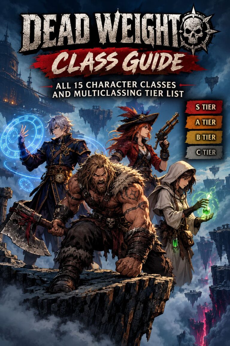 Dead Weight Class Guide: All 15 Character Classes and Multiclassing Tier List