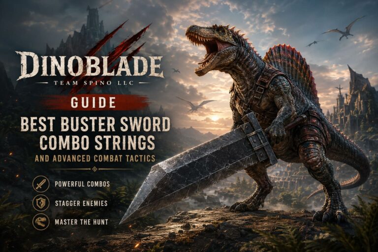 Dinoblade Guide: Best Buster Sword Combo Strings and Advanced Combat Tactics (Team Spino LLC)