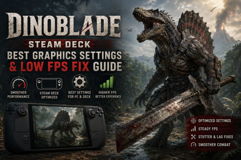 Dinoblade Steam Deck Best Graphics Settings & Low FPS Fix Guide (2026)