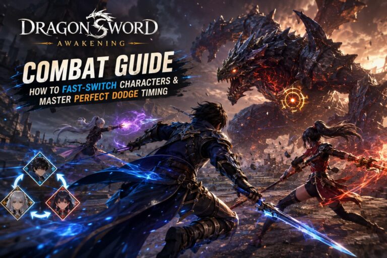 DragonSword Awakening Combat Guide: How to Fast-Switch Characters & Master Perfect Dodge Timing