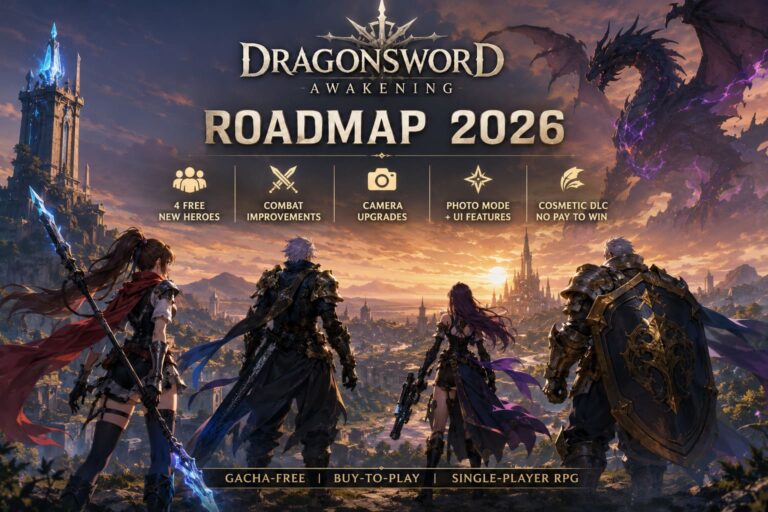 DragonSword Awakening Roadmap 2026: Content Updates, New Heroes, and Gacha-Free Transition Explained