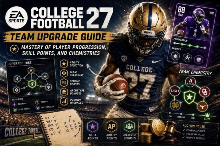EA Sports College Football 27 Team Upgrade Guide: Mastery of Player Progression, Skill Points, and Chemistries