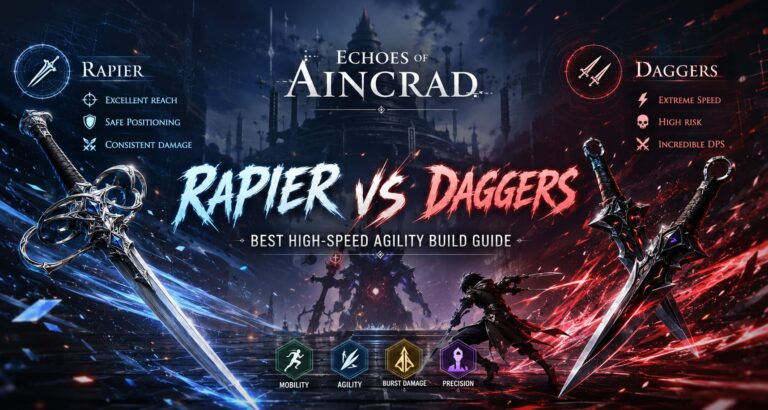 Echoes of Aincrad Rapier vs Daggers: Best High-Speed Agility Build Guide