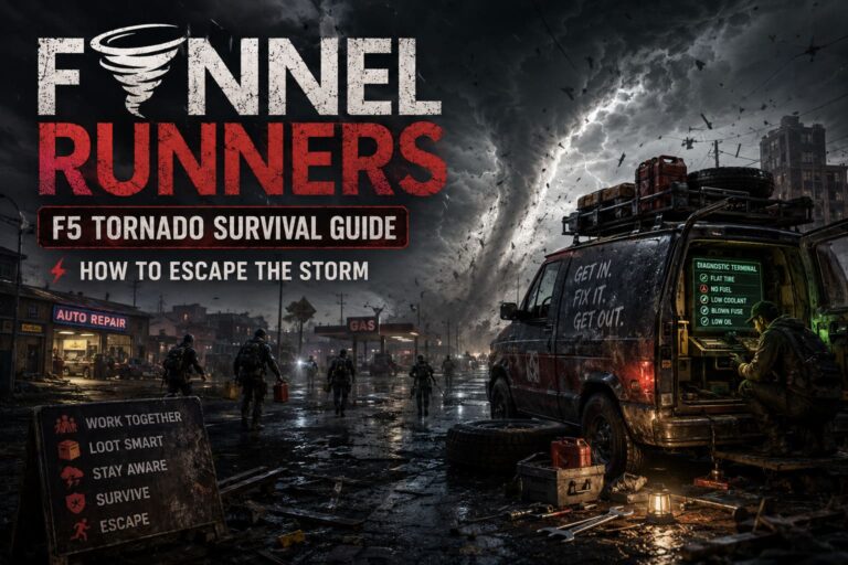 Funnel Runners F5 Tornado Survival Guide: How to Escape the Storm