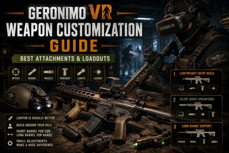 Geronimo VR Weapon Customization Guide: Best Attachments & Loadouts