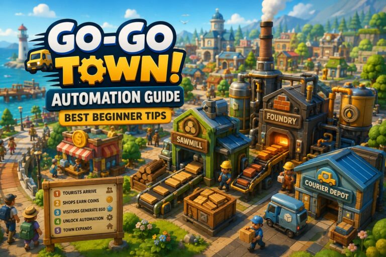 Go-Go Town! Automation Guide: Best Beginner Tips for 1.0 Release