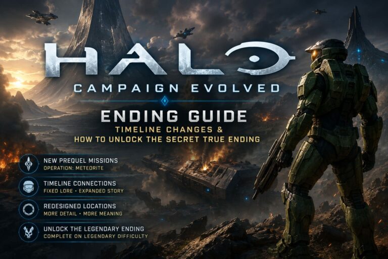 Halo: Campaign Evolved Ending Guide – Timeline Changes & How to Unlock the Secret True Ending