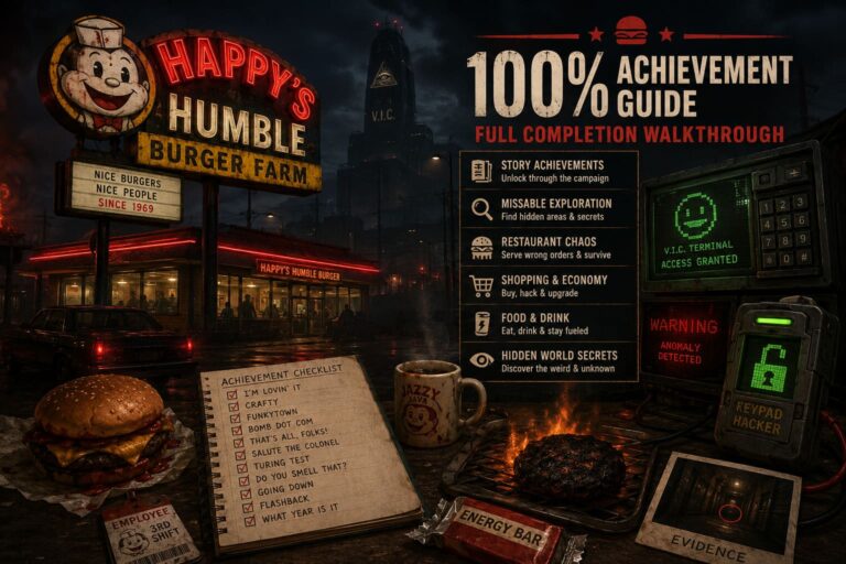 Happy’s Humble Burger Cult 100% Achievement Guide: Full Completion Walkthrough