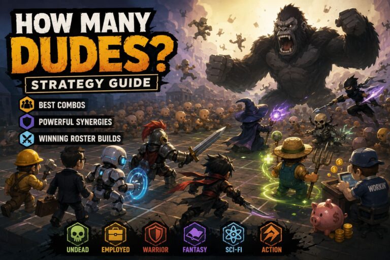 How Many Dudes Strategy Guide: Best Combos, Synergies, and Roster Builds