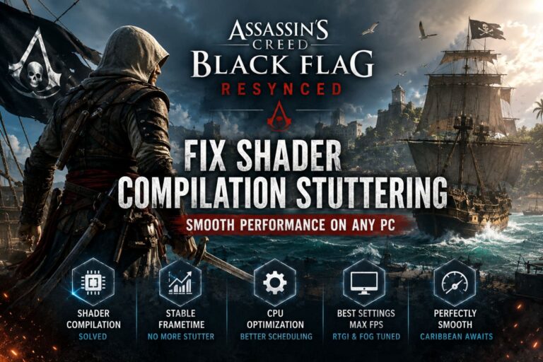 How to Fix Assassin’s Creed Black Flag Resynced Shader Compilation Stuttering on PC