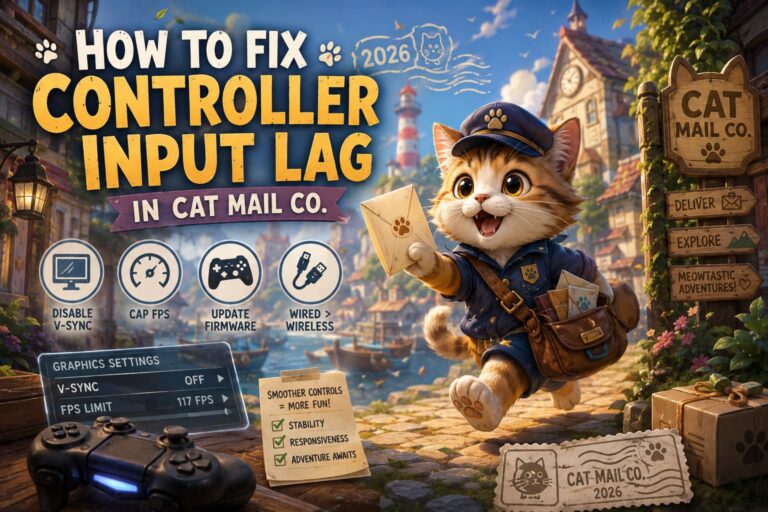 How to Fix Controller Input Lag in Cat Mail Co. (2026 PC & Console Guide)
